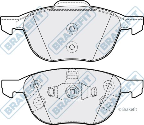 APEC BRAKING Bremžu uzliku kompl., Disku bremzes PD3300